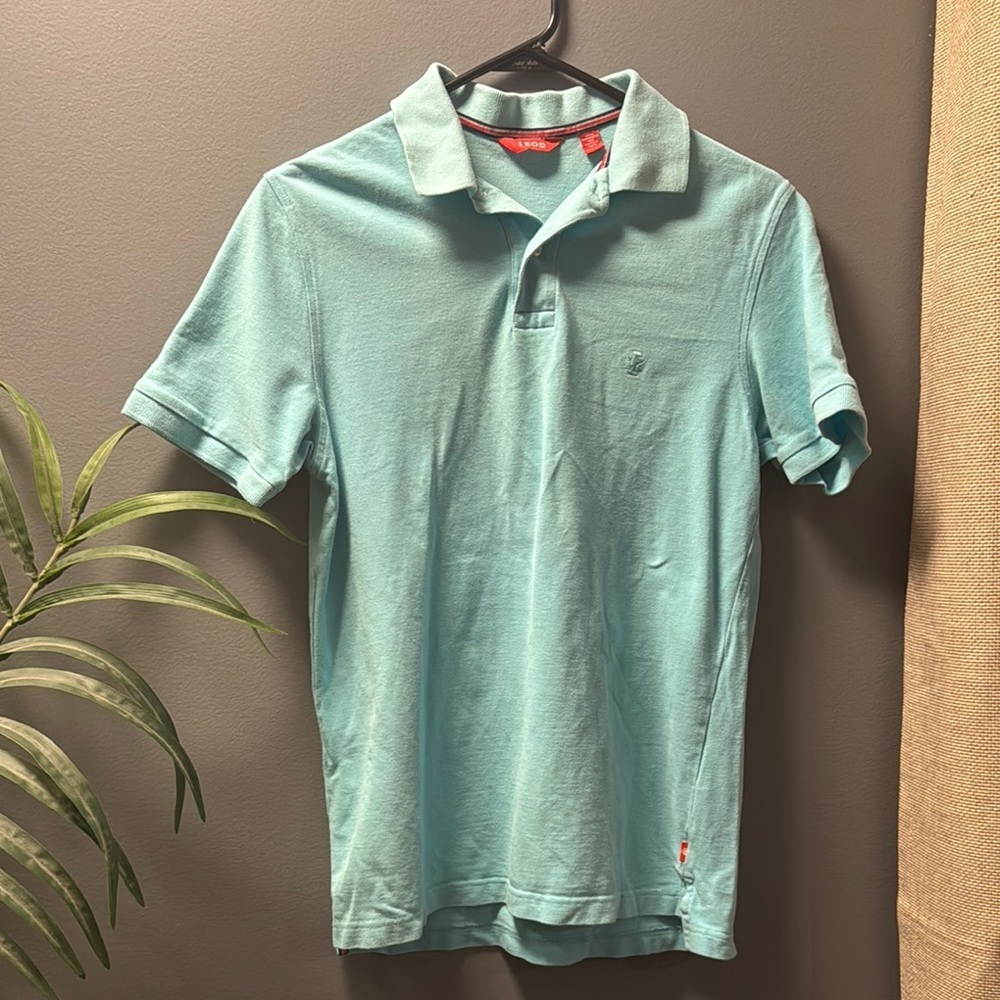 Izod‎ Blue Polo Shirt with Relaxed Fit and Short Sleeves